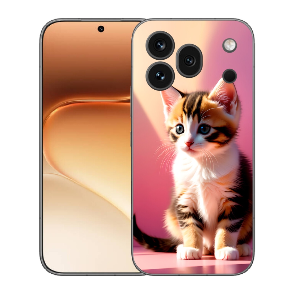 Gelový kryt mmCase na Honor 600 Pro - zvědavé kotě 2