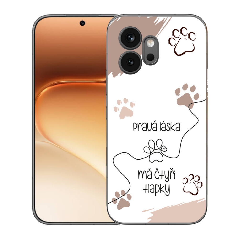 Gelový kryt mmCase na Honor 600 - psí motiv 1 bílé pozadí