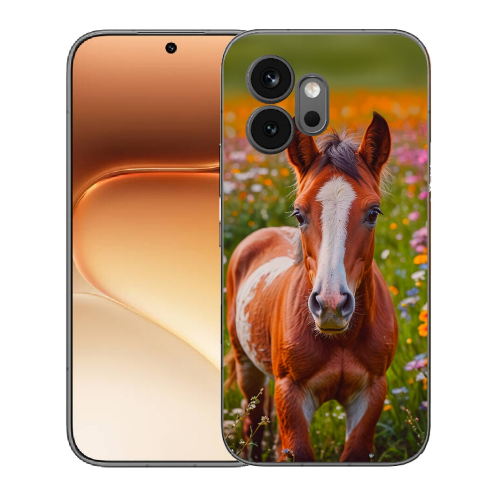 Gelový kryt mmCase na Honor 600 - roztomilé hříbě