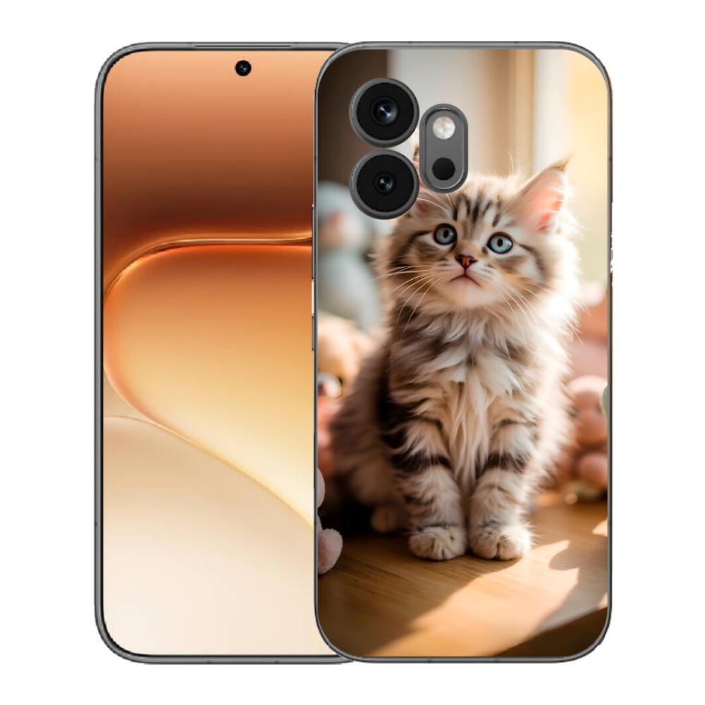 Gelový kryt mmCase na Honor 600 - roztomilé kotě 10