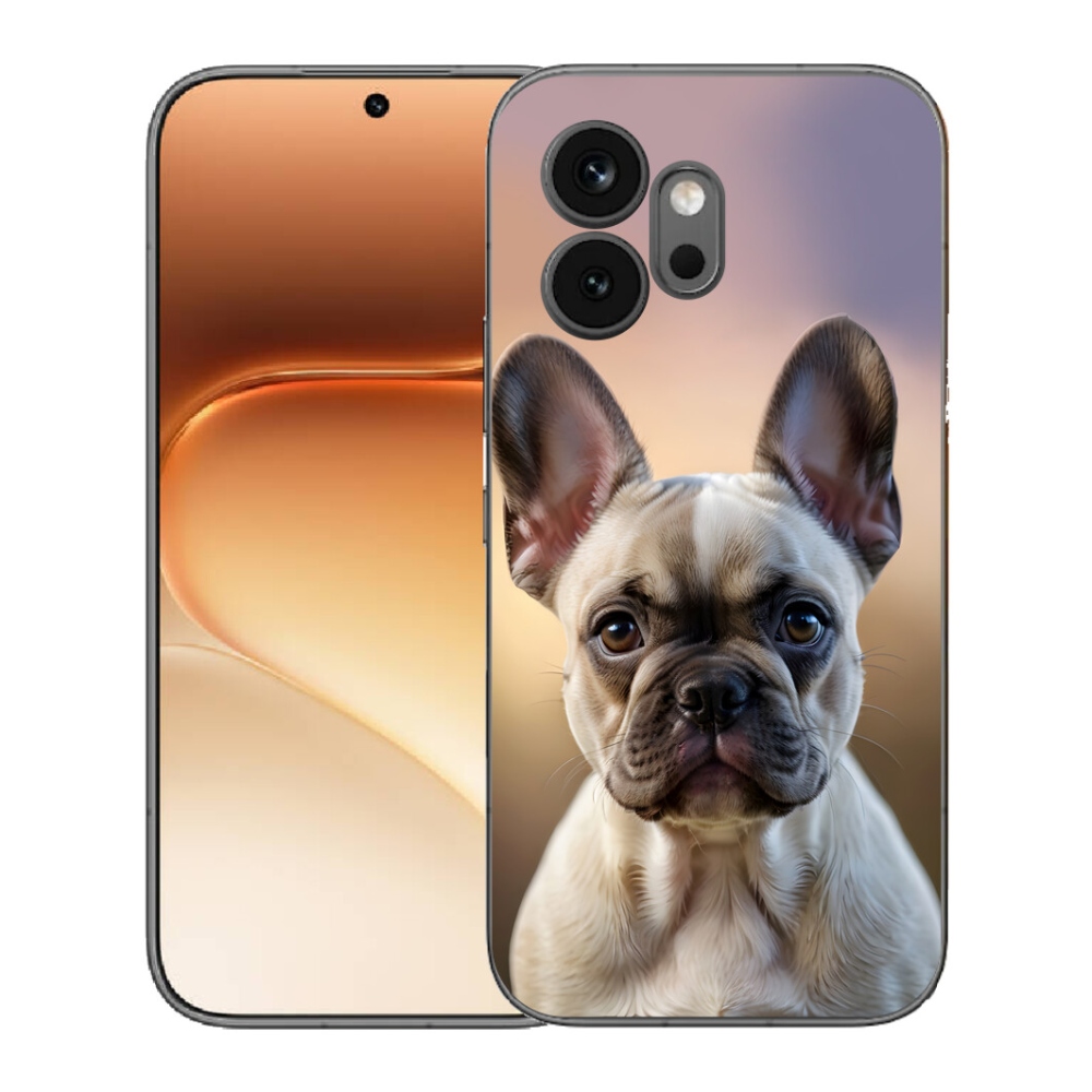 Gelový kryt mmCase na Honor 600 - roztomilý francouzský buldoček