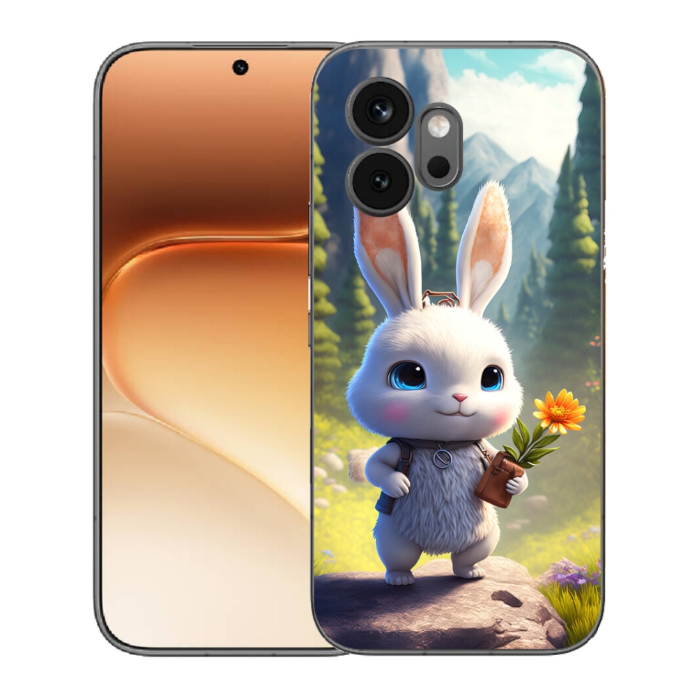 Gelový kryt mmCase na Honor 600 - roztomilý králíček