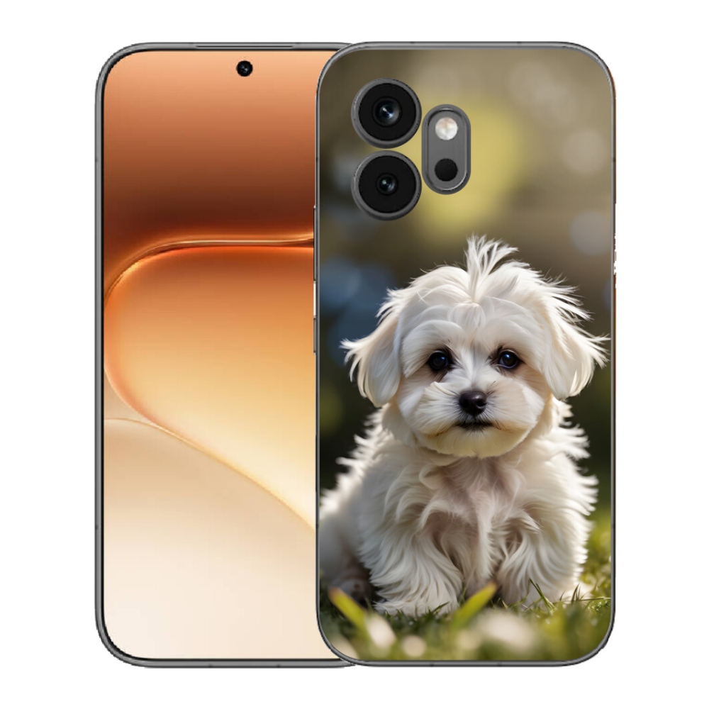 Gelový kryt mmCase na Honor 600 - roztomilý maltézský psík