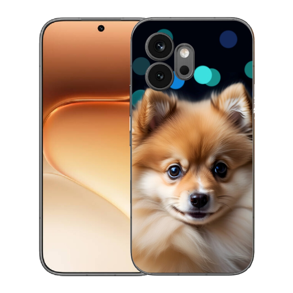 Gelový kryt mmCase na Honor 600 - roztomilý pomeranian
