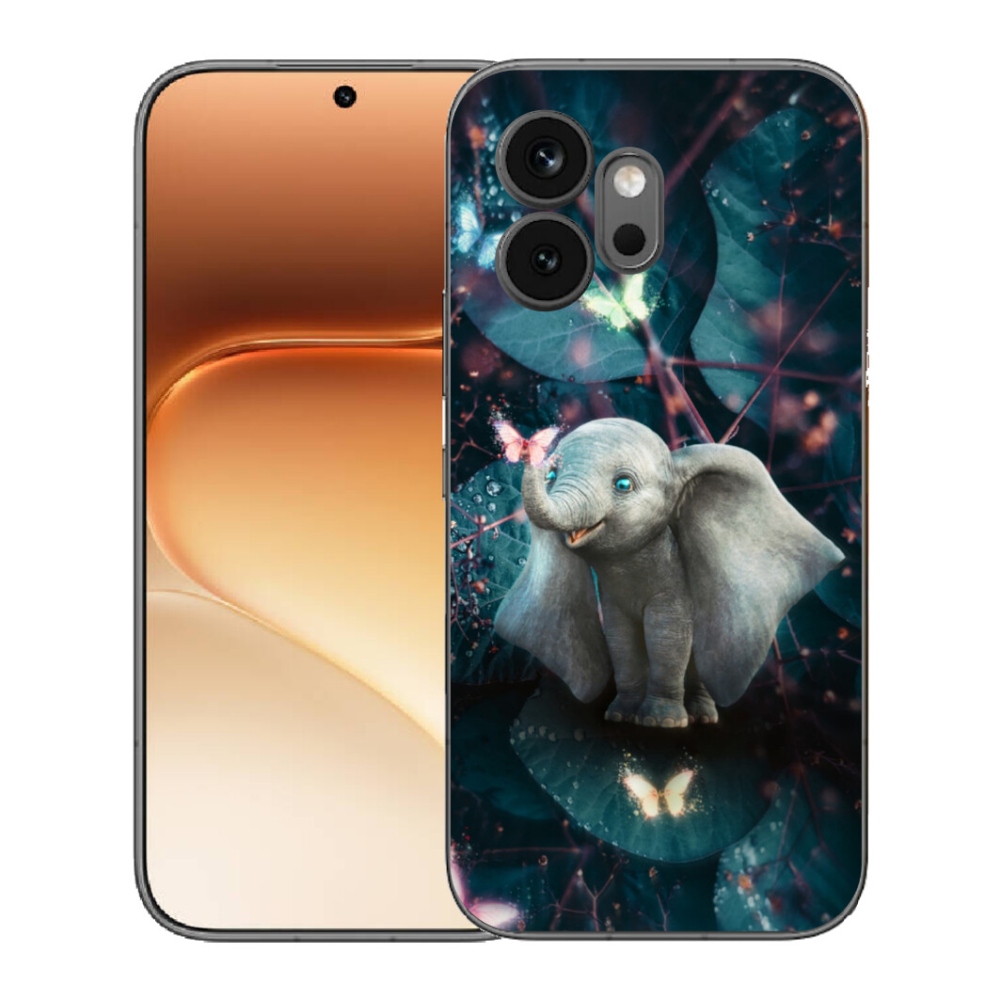 Gelový kryt mmCase na Honor 600 - roztomilý slon