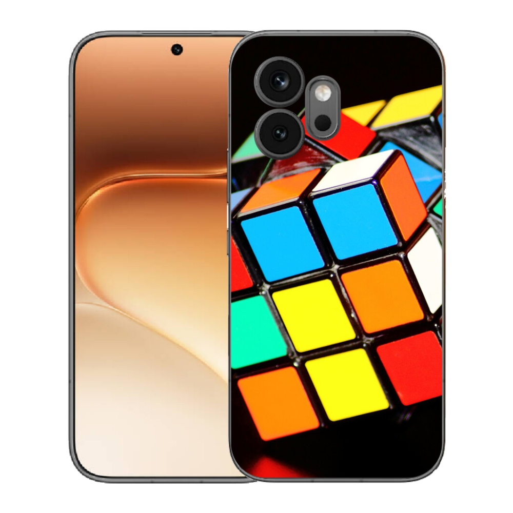 Gelový kryt mmCase na Honor 600 - rubikova kostka