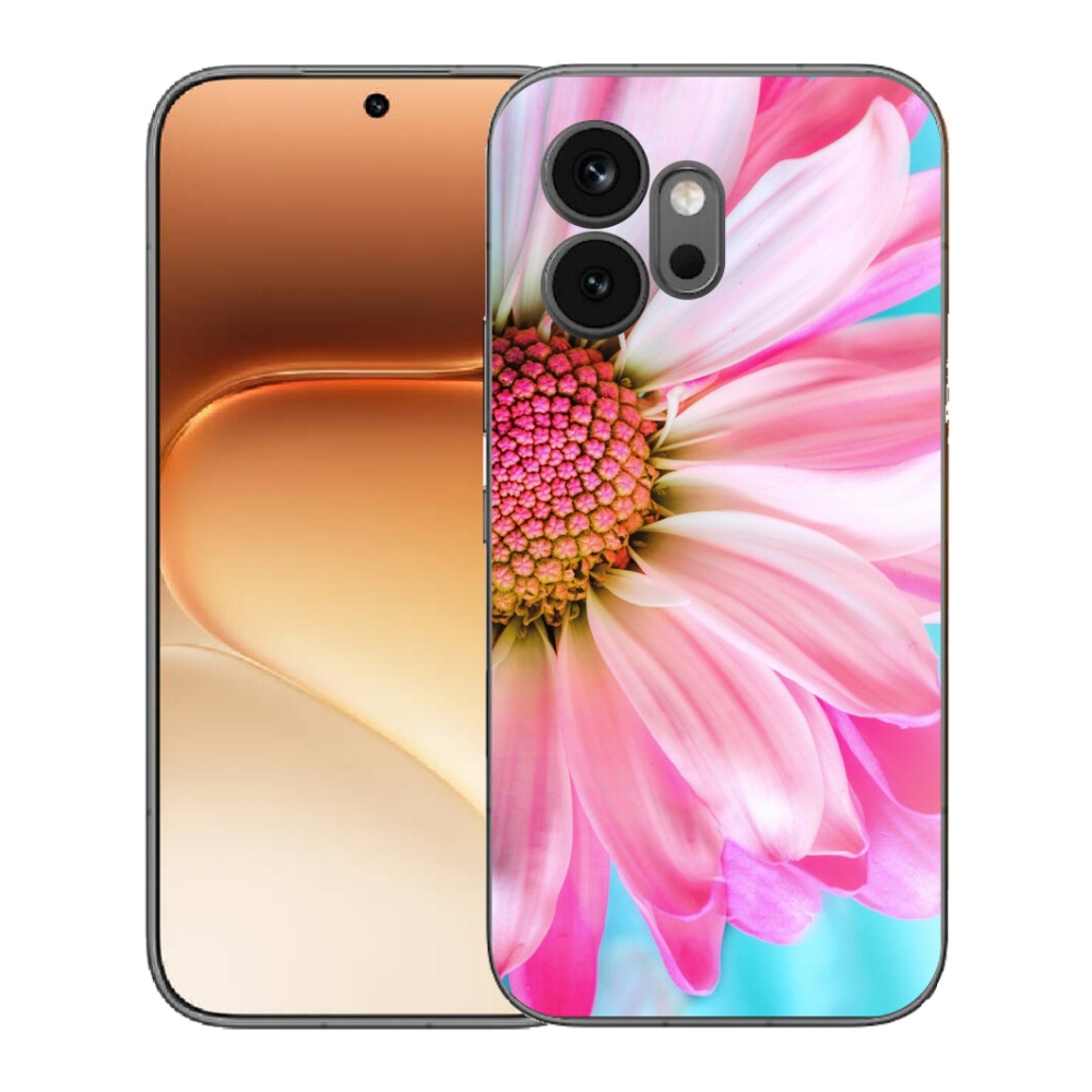 Gelový kryt mmCase na Honor 600 - růžová květina