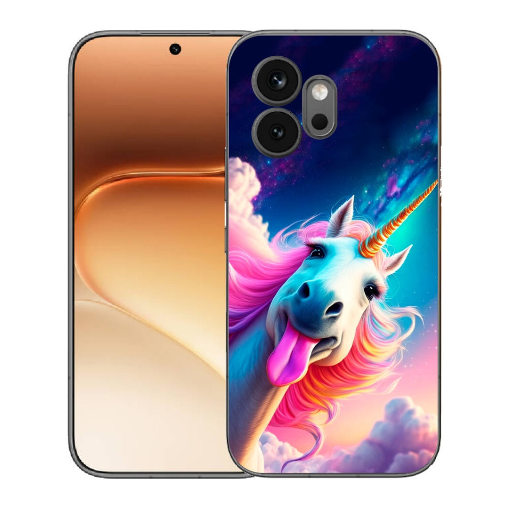 Gelový kryt mmCase na Honor 600 - šílený jednorožec