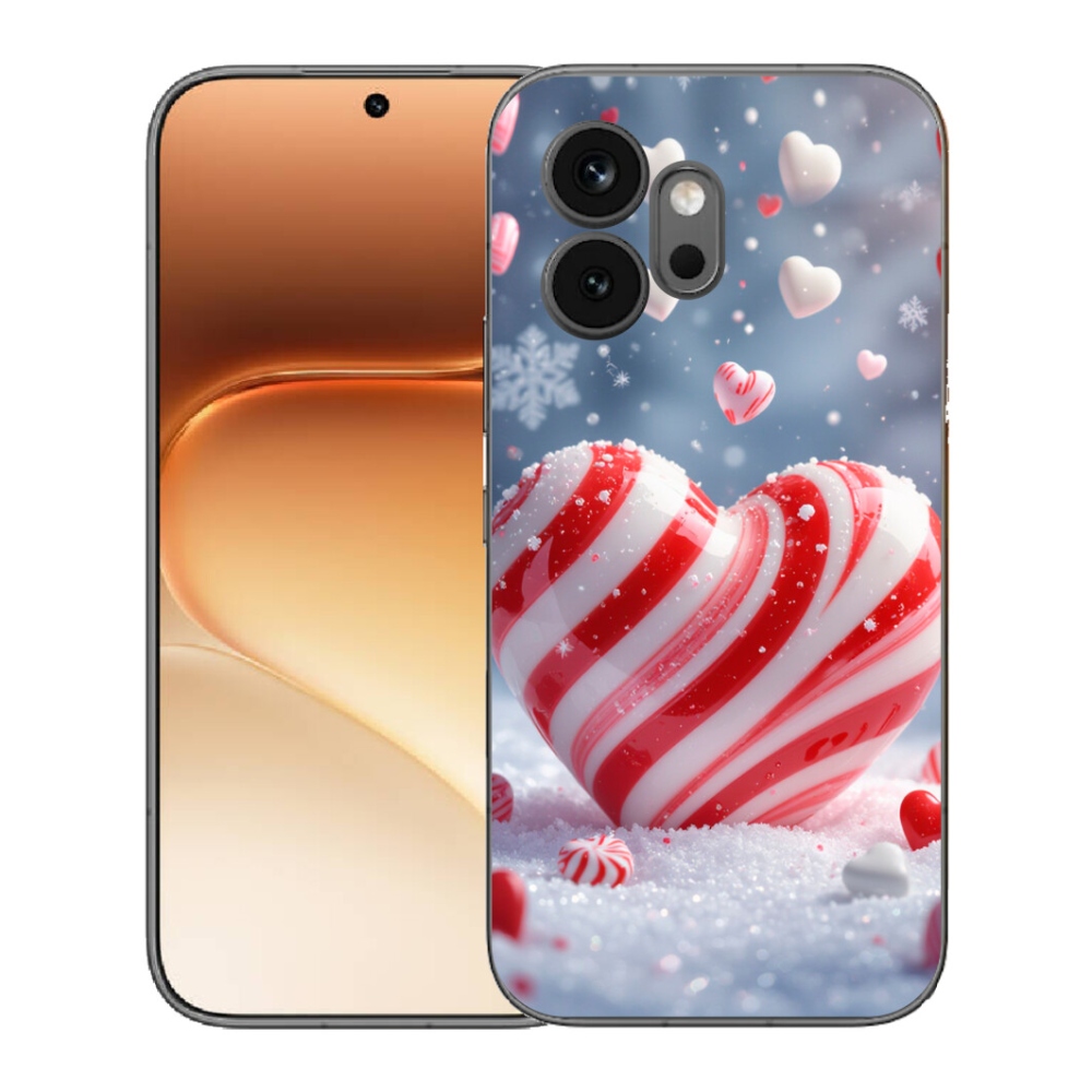 Gelový kryt mmCase na Honor 600 - sladké srdce
