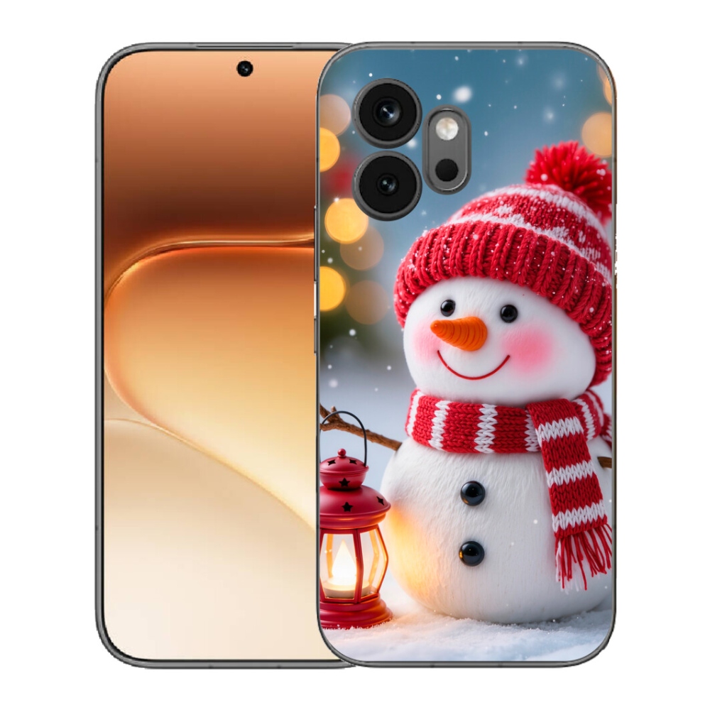Gelový kryt mmCase na Honor 600 - sněhulák 2