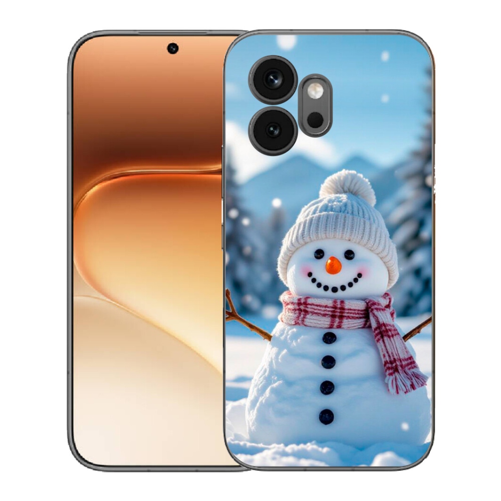 Gelový kryt mmCase na Honor 600 - sněhulák 3