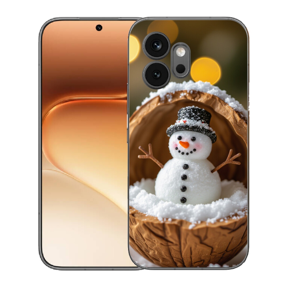 Gelový kryt mmCase na Honor 600 - sněhulák 4