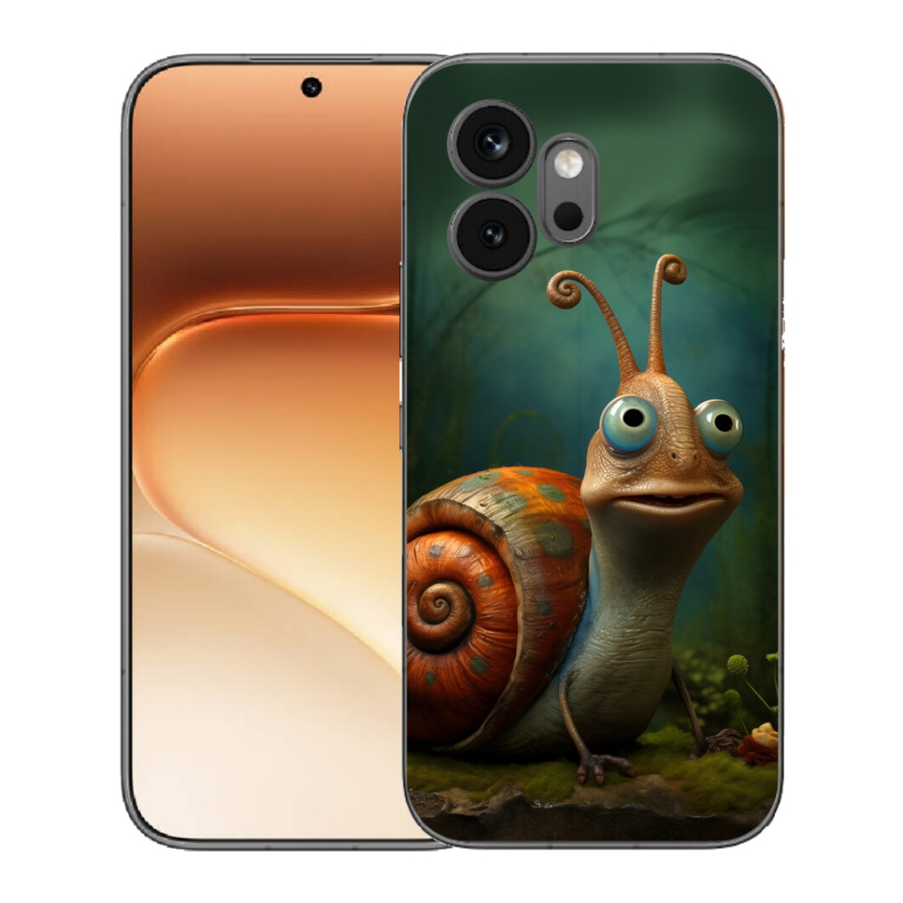 Gelový kryt mmCase na Honor 600 - šnek