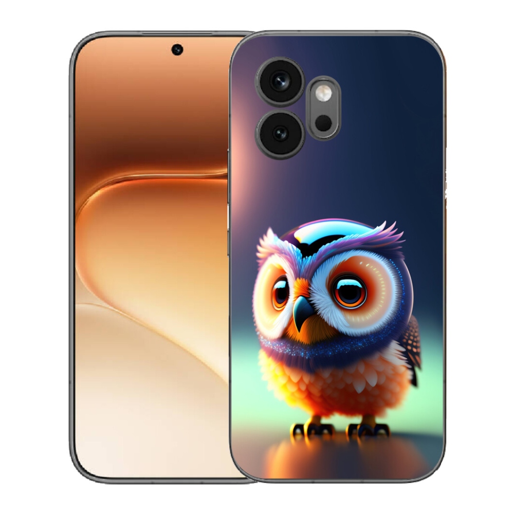 Gelový kryt mmCase na Honor 600 - sovička