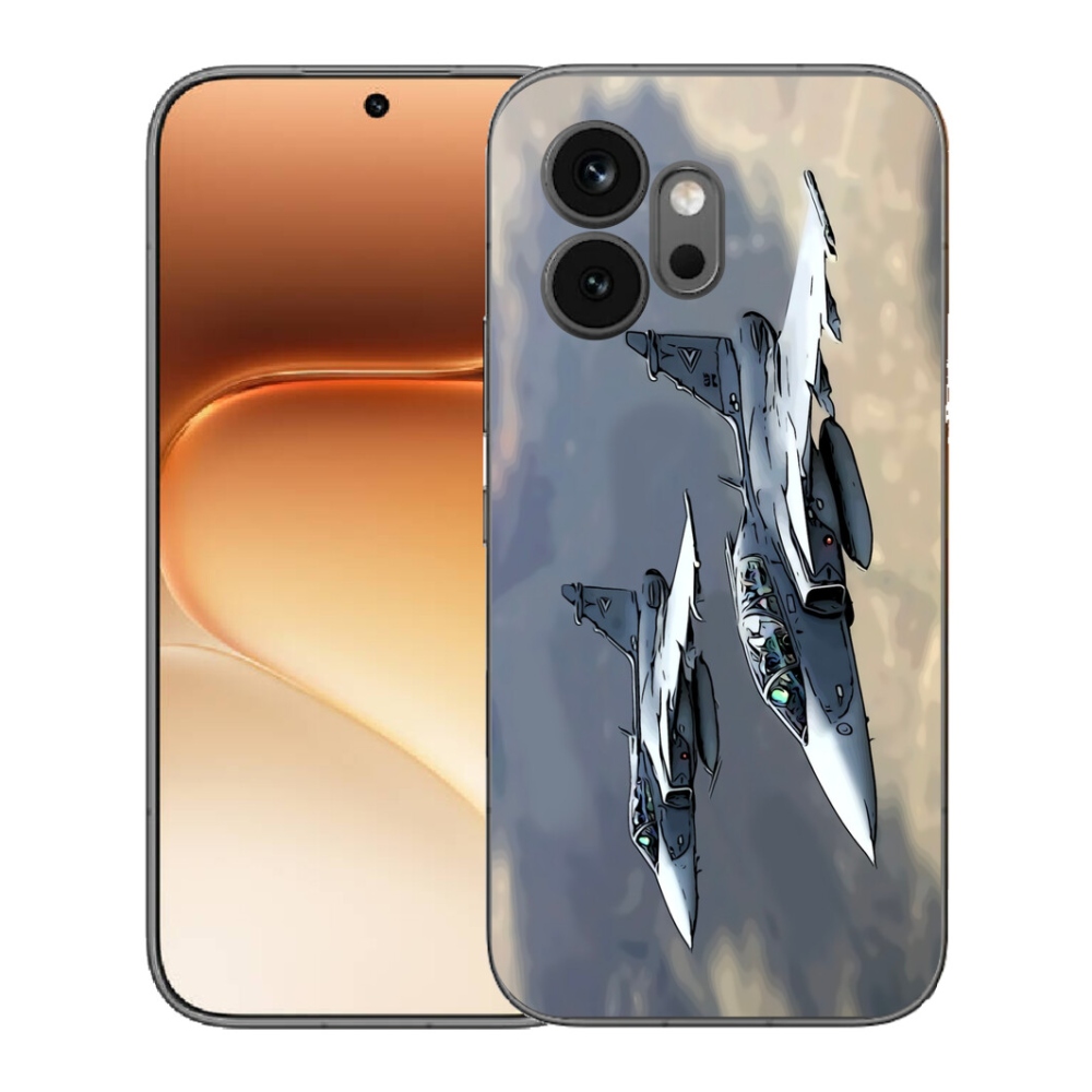 Gelový kryt mmCase na Honor 600 - stíhačky