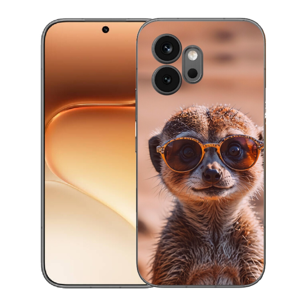Gelový kryt mmCase na Honor 600 - stylová surikata