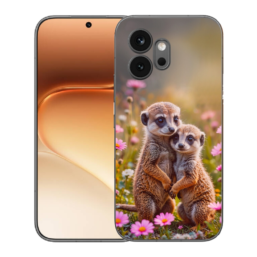 Gelový kryt mmCase na Honor 600 - surikatí duo