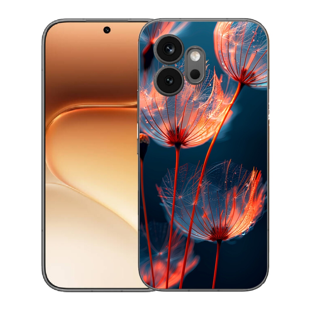Gelový kryt mmCase na Honor 600 - světélkující chmýří