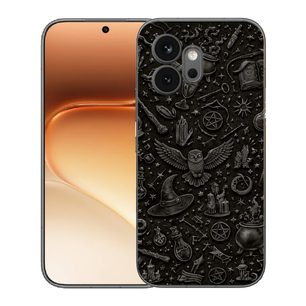 Gelový kryt mmCase na Honor 600 - tmavý magický svět