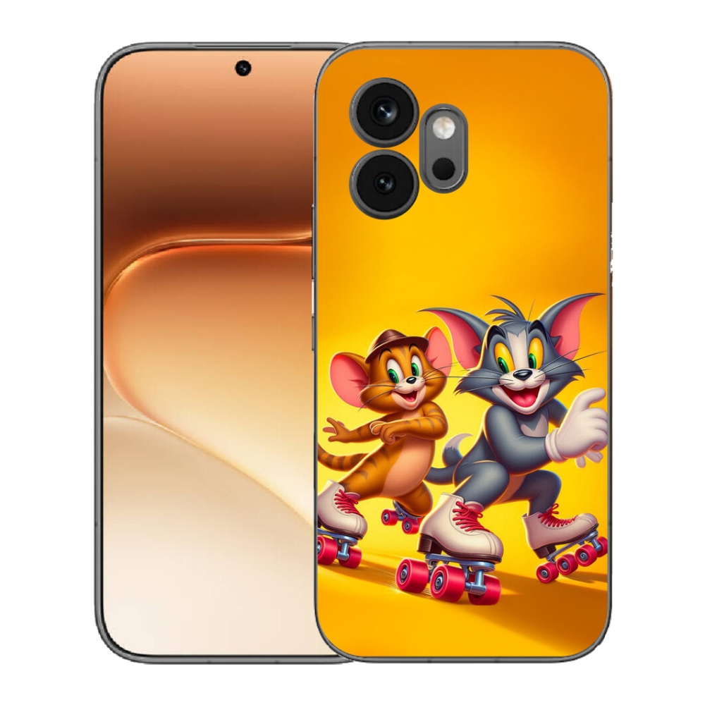 Gelový kryt mmCase na Honor 600 - tom a jerry