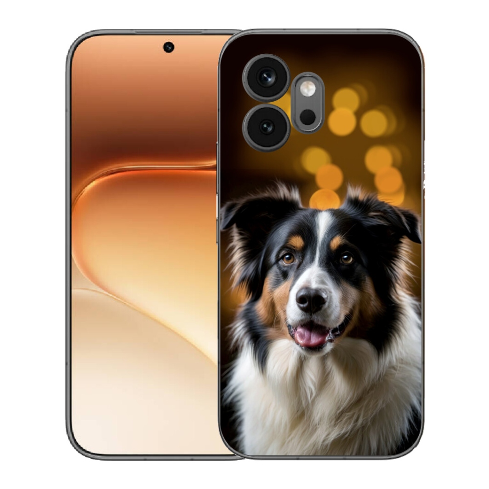 Gelový kryt mmCase na Honor 600 - usměvavý australský ovčák