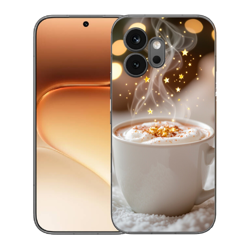 Gelový kryt mmCase na Honor 600 - vánoční horký nápoj