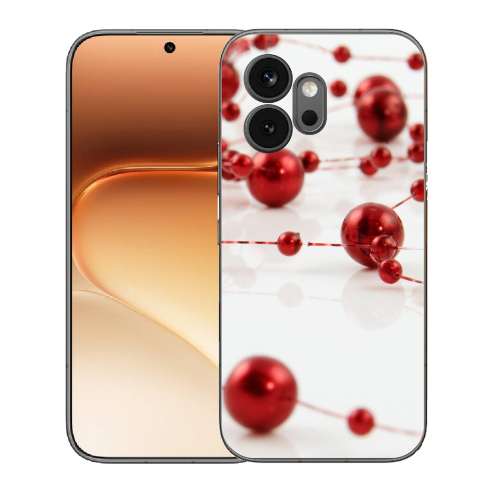 Gelový kryt mmCase na Honor 600 - vánoční řetěz
