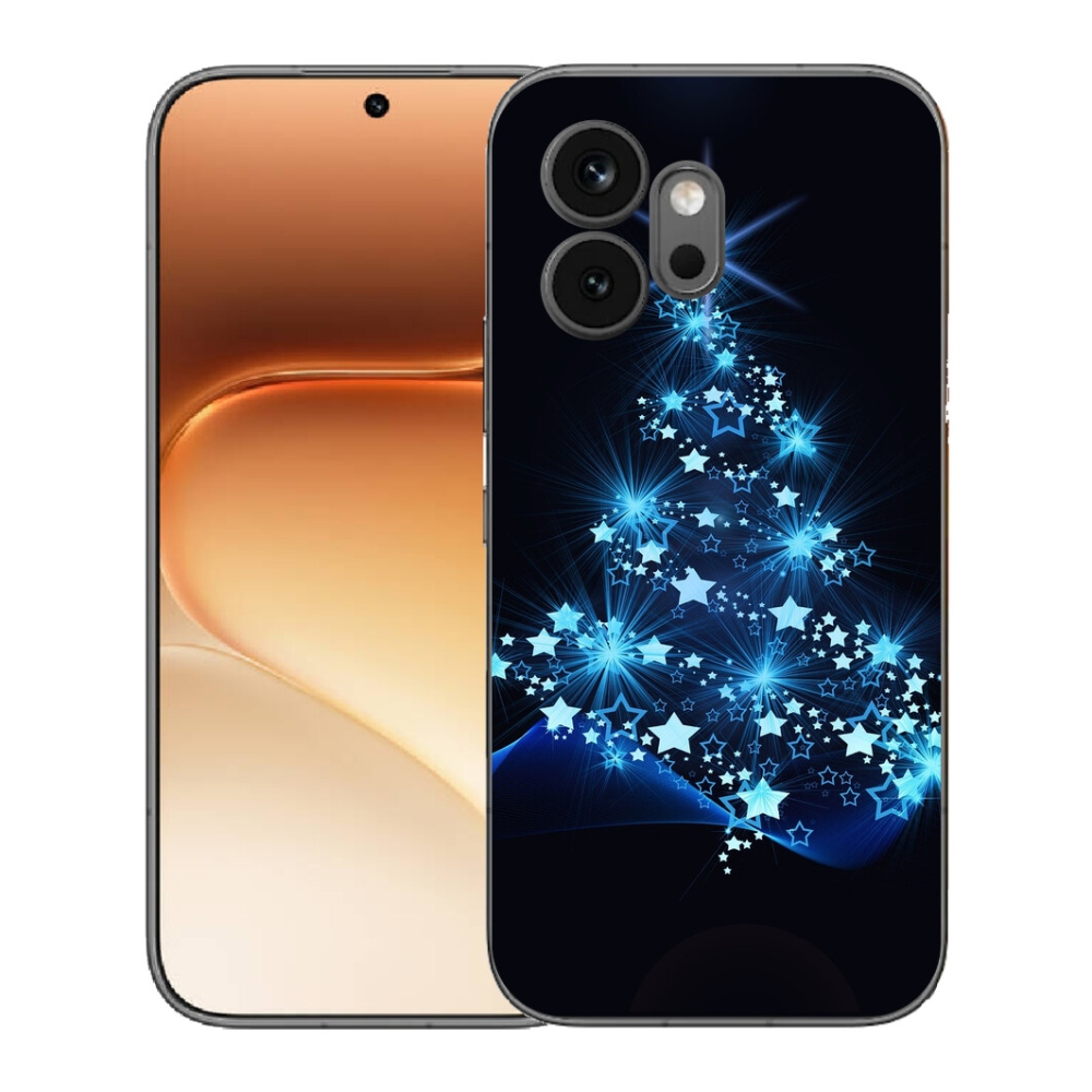 Gelový kryt mmCase na Honor 600 - vánoční stromek
