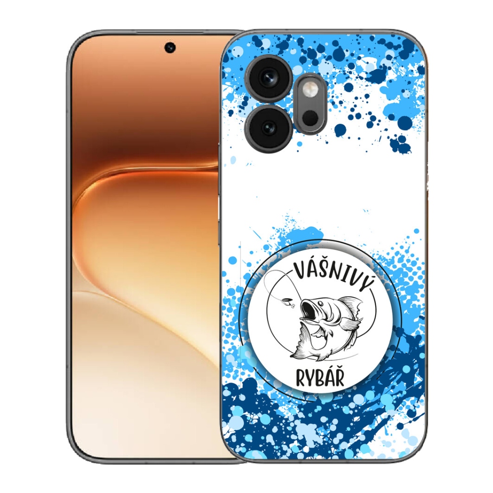 Gelový kryt mmCase na Honor 600 - vášnivý rybář bílé pozadí