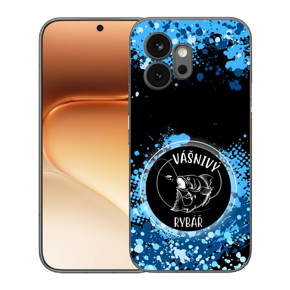 Gelový kryt mmCase na Honor 600 - vášnivý rybář černé pozadí