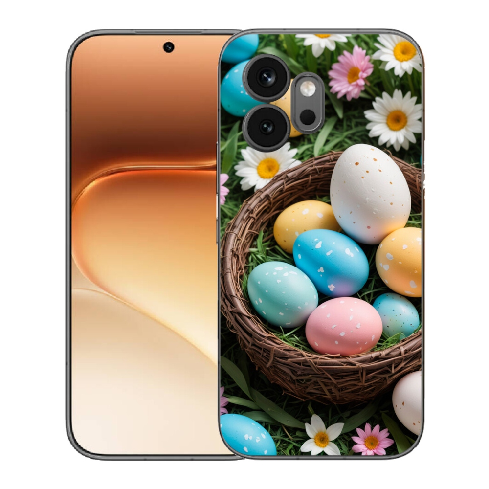 Gelový kryt mmCase na Honor 600 - velikonoční vajíčka 2