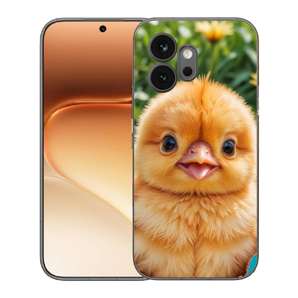 Gelový kryt mmCase na Honor 600 - veselé kuřátko