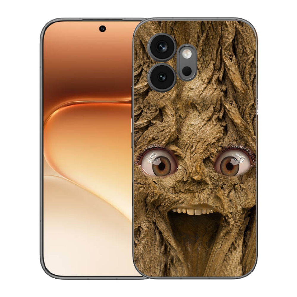 Gelový kryt mmCase na Honor 600 - veselý strom s očima