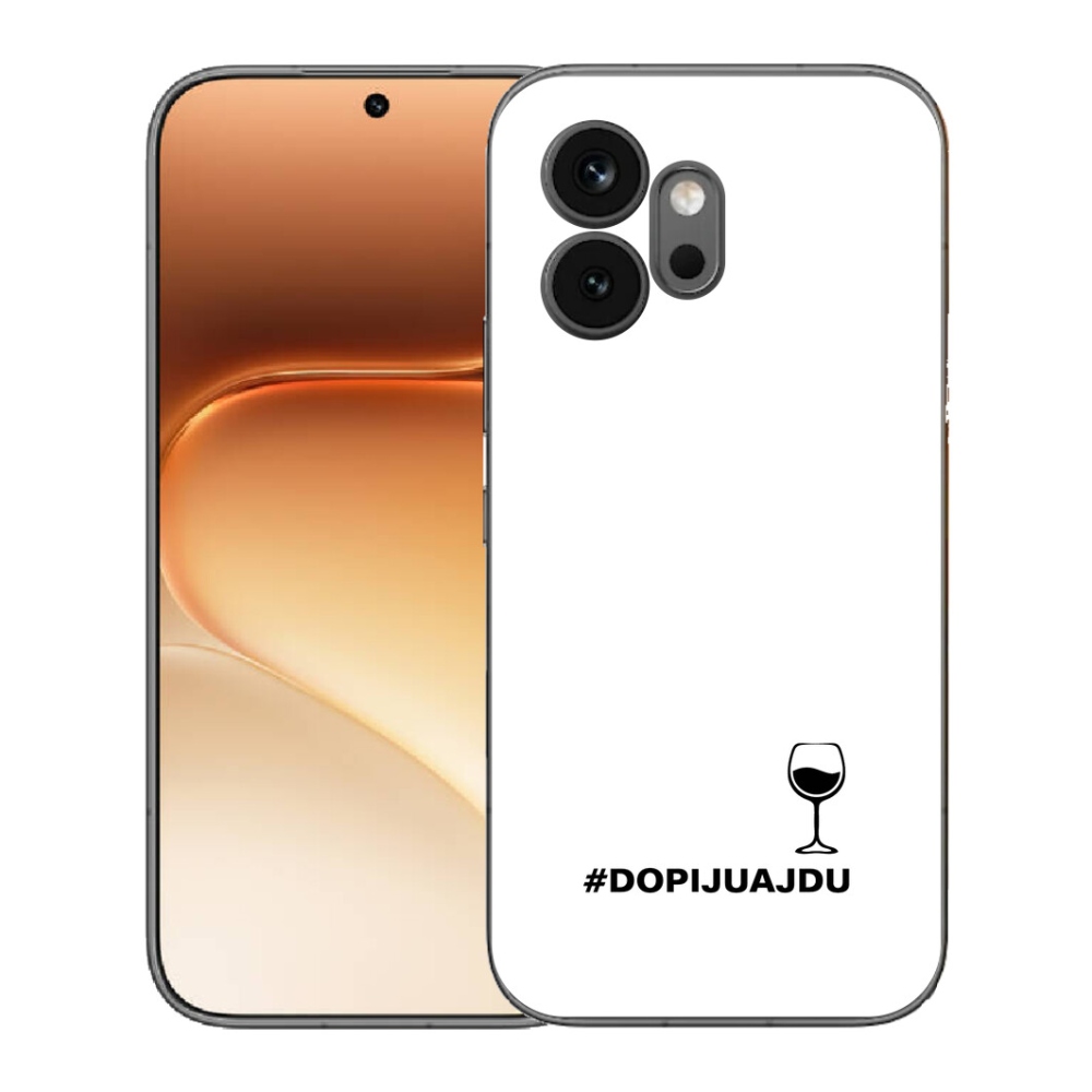 Gelový kryt mmCase na Honor 600 - vinný motiv bílé pozadí