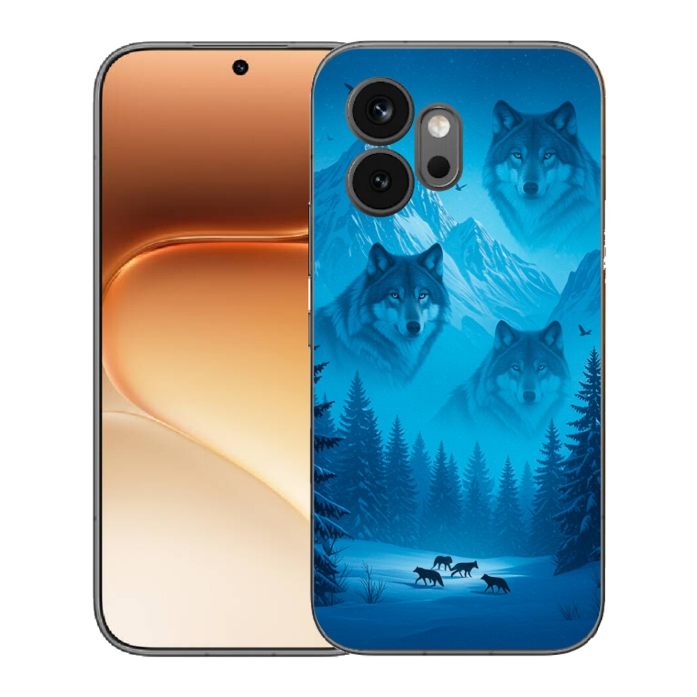 Gelový kryt mmCase na Honor 600 - vlčí smečka