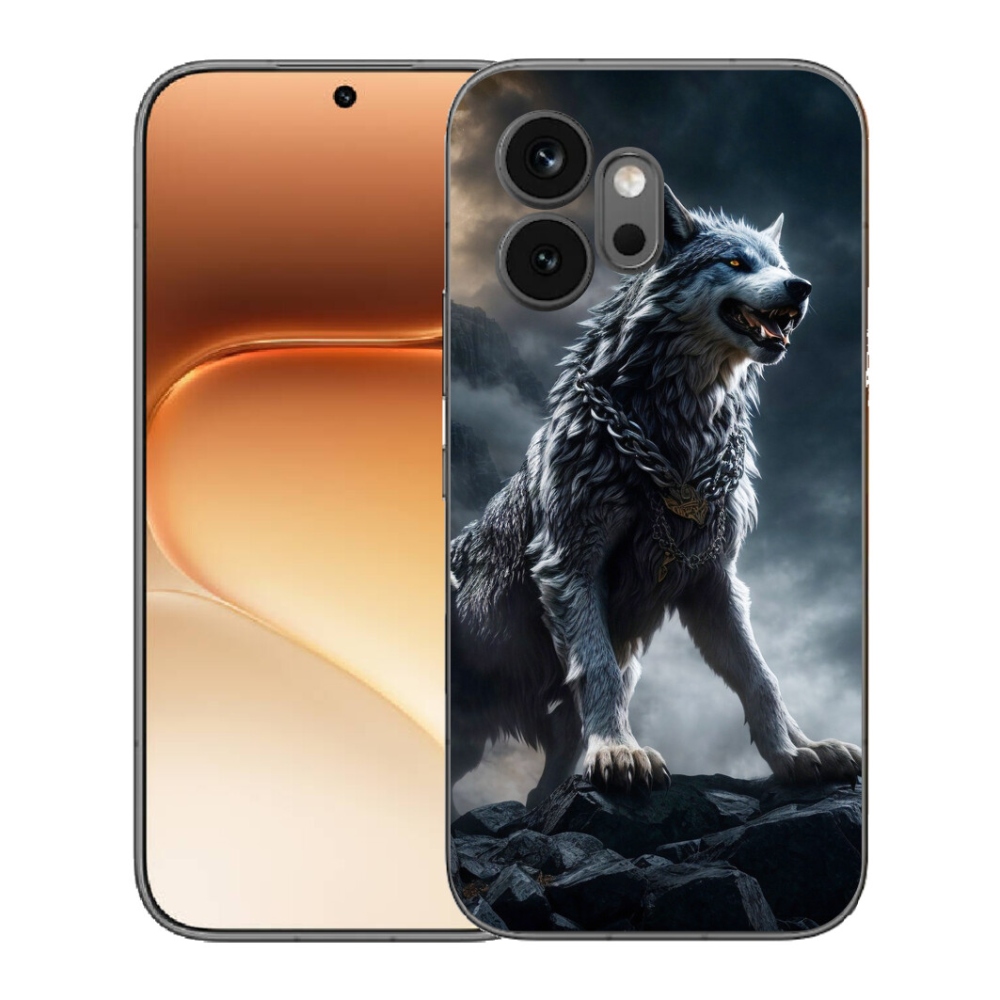 Gelový kryt mmCase na Honor 600 - vlk 1