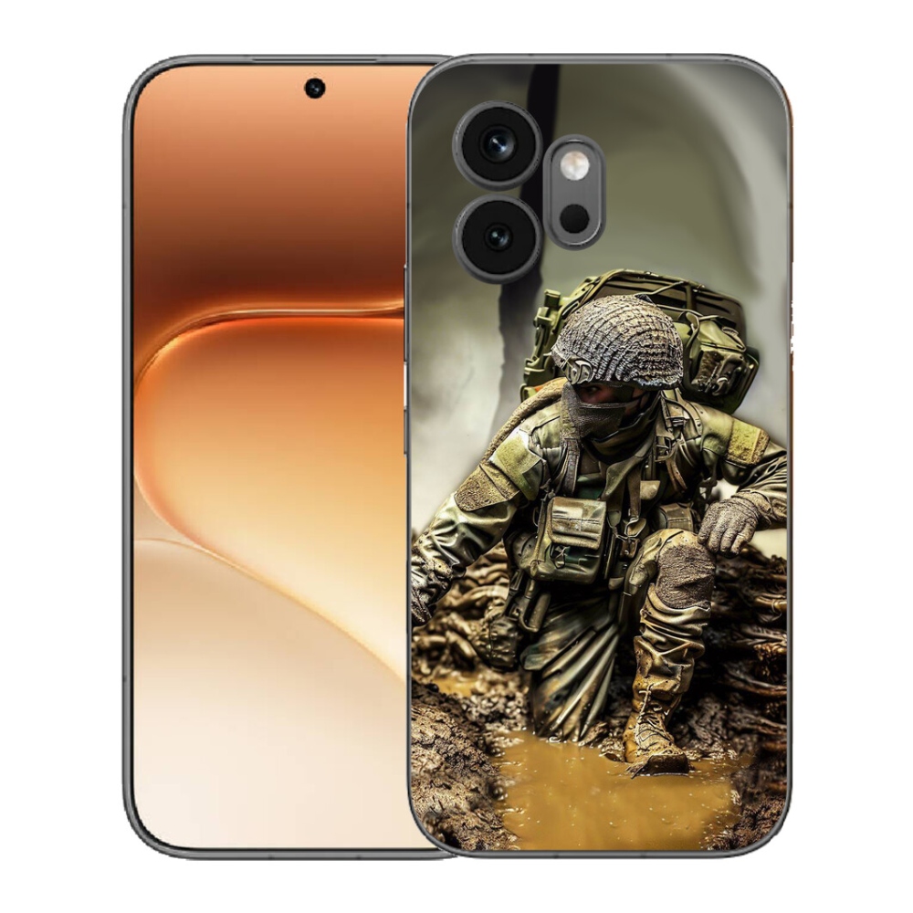 Gelový kryt mmCase na Honor 600 - voják