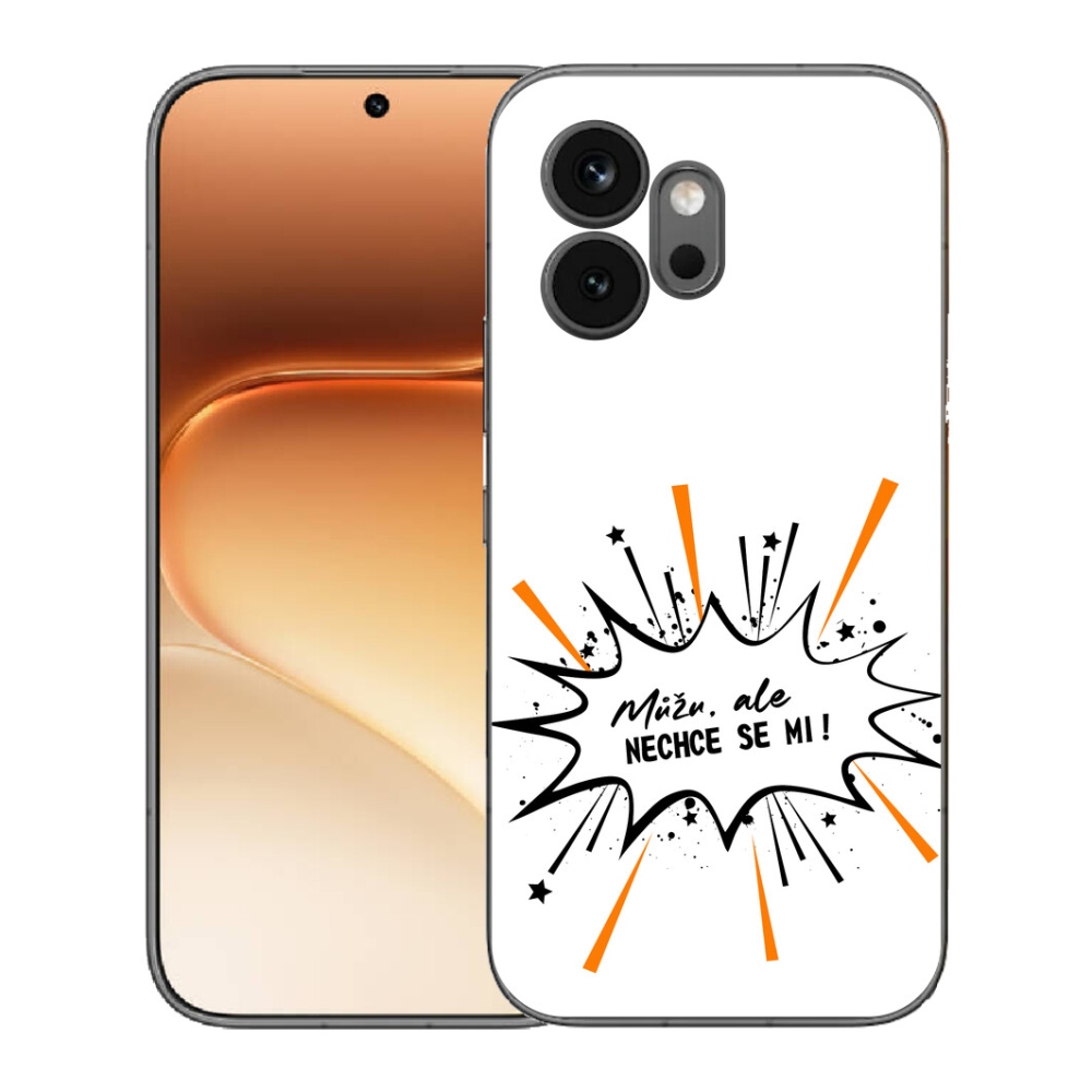 Gelový kryt mmCase na Honor 600 - vtipný text 11 bílé pozadí