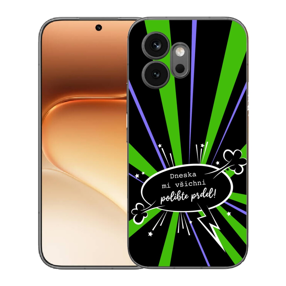 Gelový kryt mmCase na Honor 600 - vtipný text 15 černé pozadí