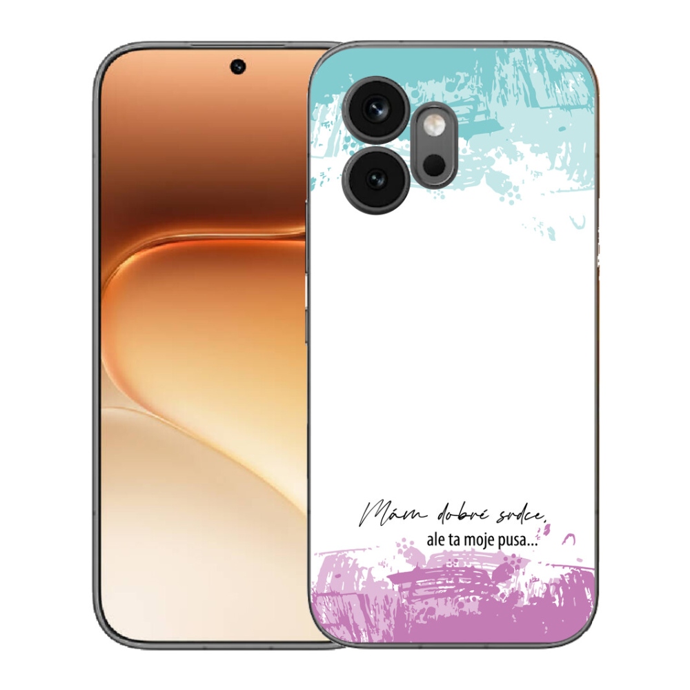 Gelový kryt mmCase na Honor 600 - vtipný text 3 bílé pozadí