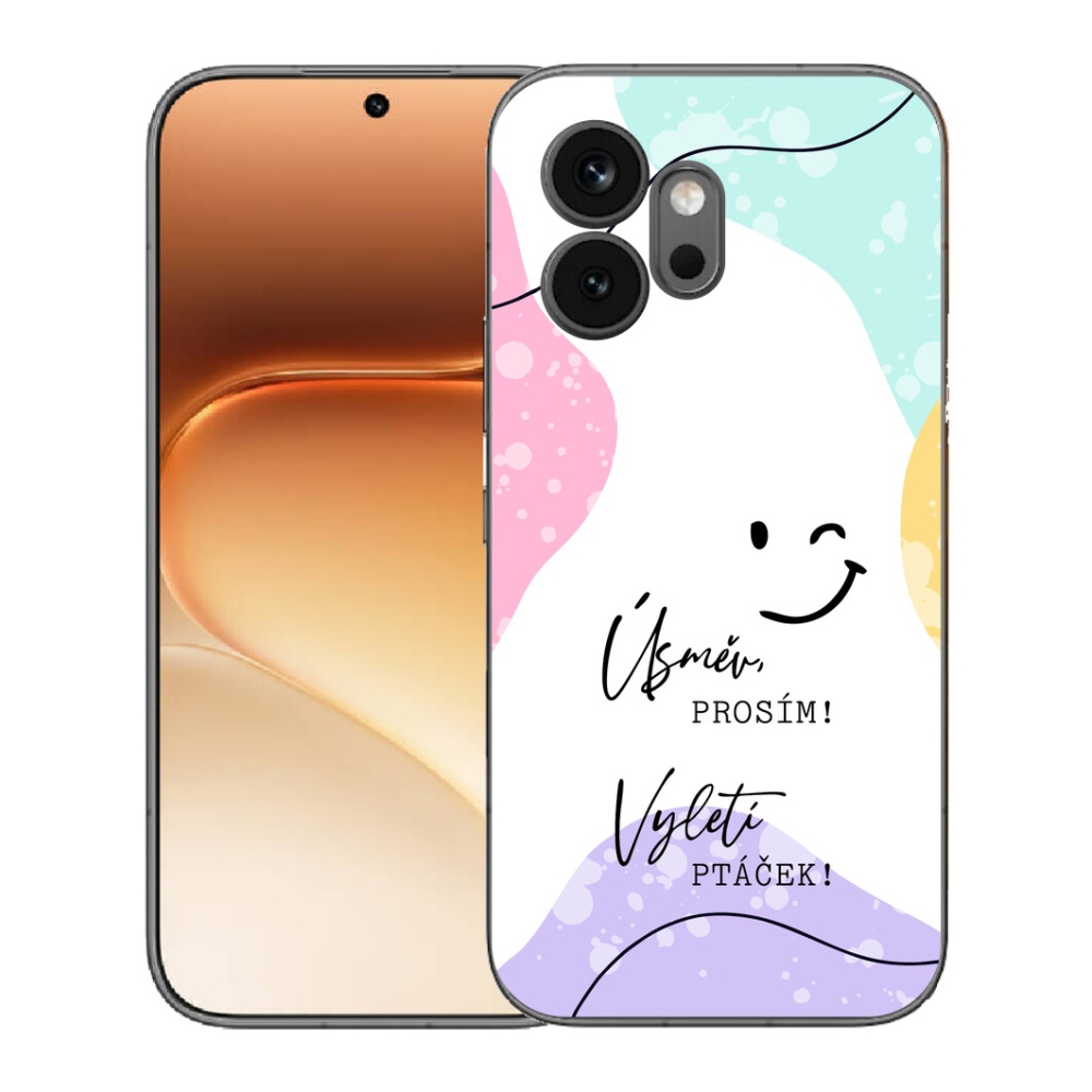 Gelový kryt mmCase na Honor 600 - vtipný text 4 bílé pozadí