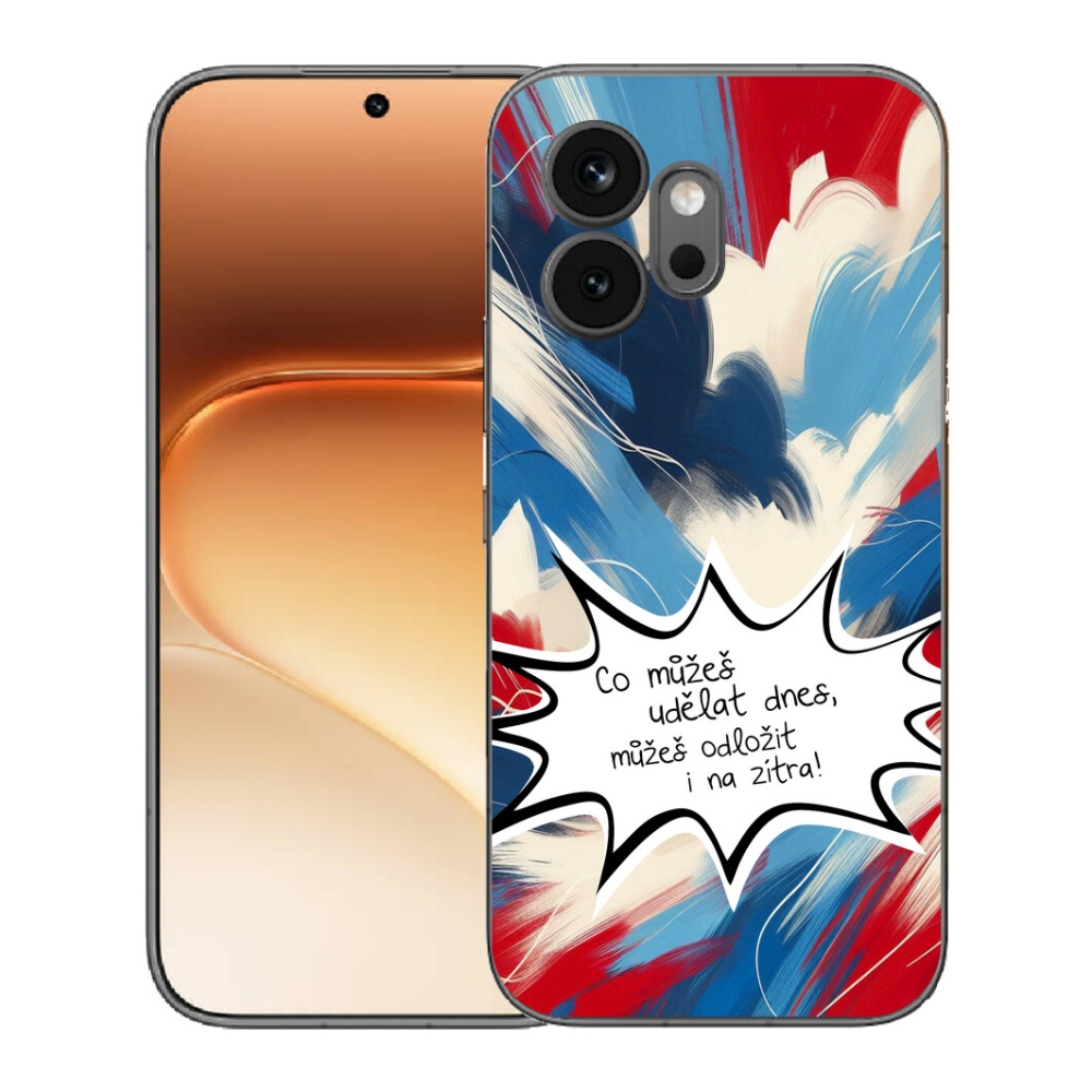 Gelový kryt mmCase na Honor 600 - vtipný text 9 bílé pozadí
