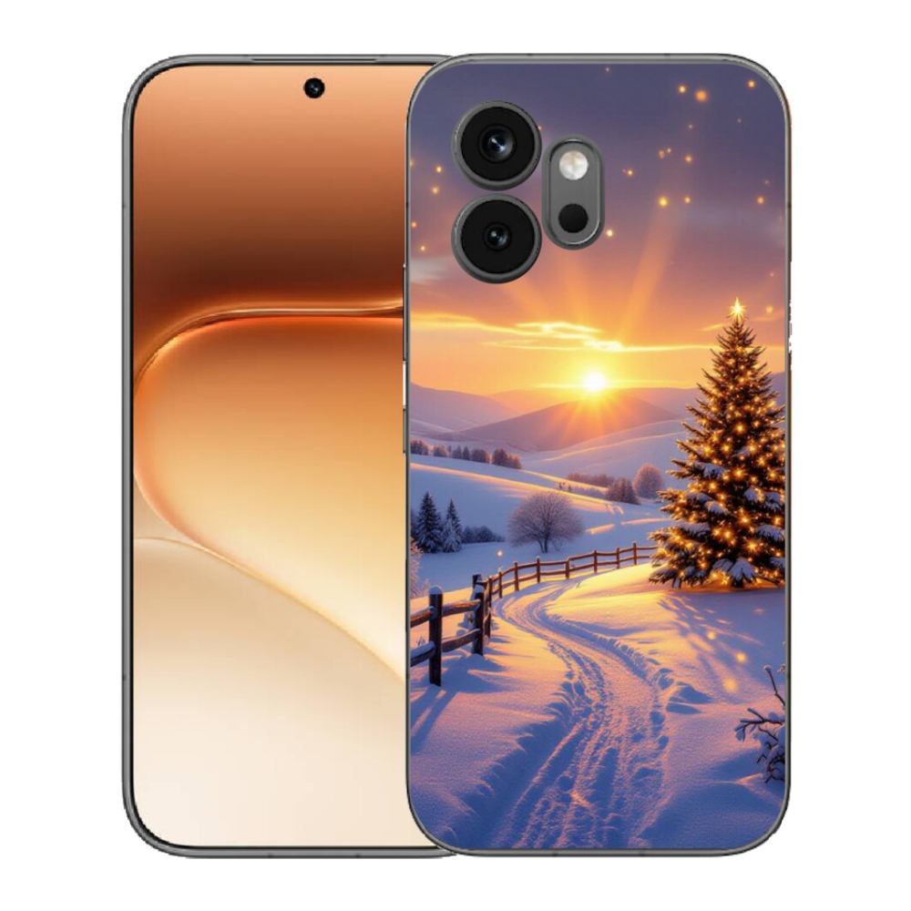 Gelový kryt mmCase na Honor 600 - zimní krajina