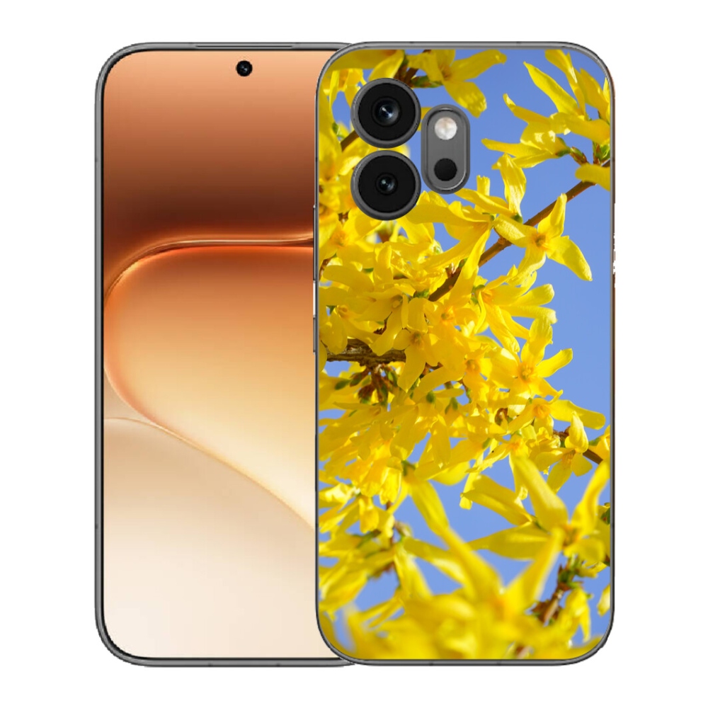 Gelový kryt mmCase na Honor 600 - žluté květy
