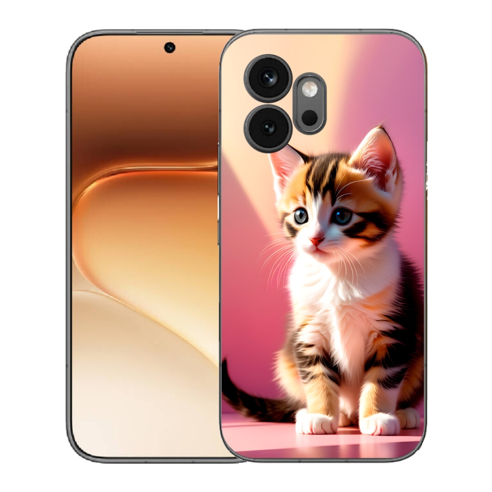 Gelový kryt mmCase na Honor 600 - zvědavé kotě 2