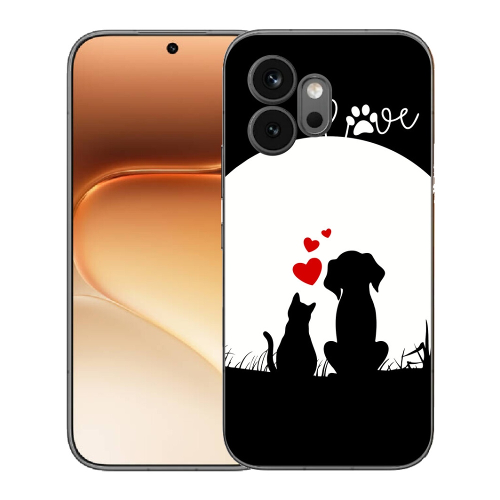 Gelový kryt mmCase na Honor 600 - zvířecí láska