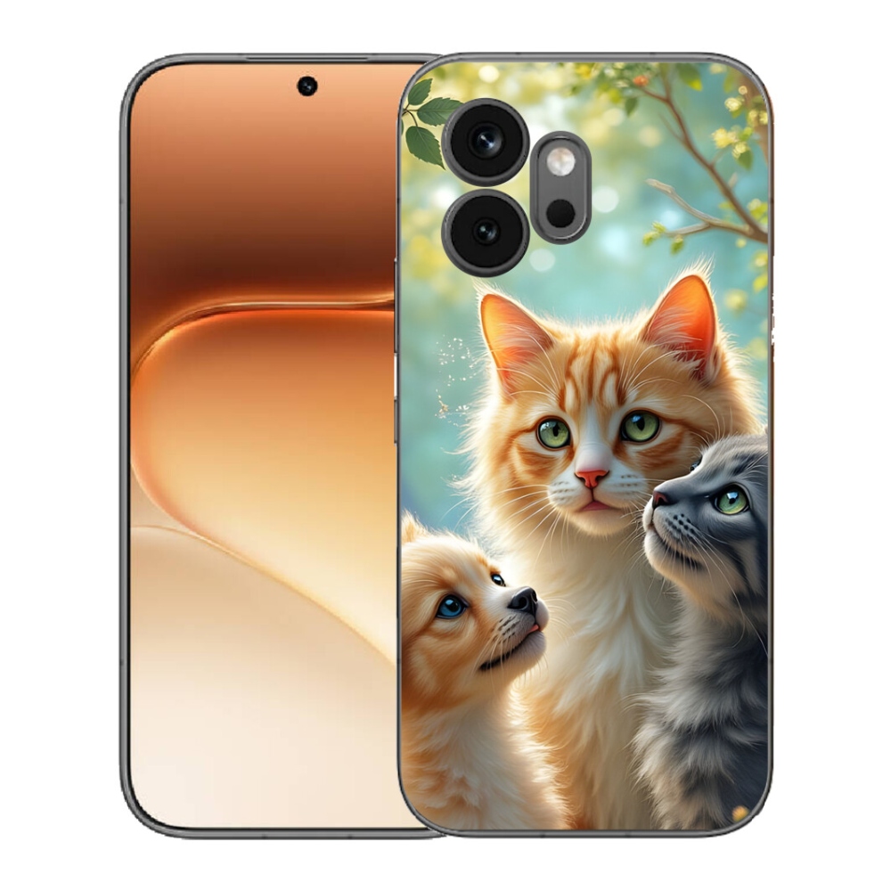 Gelový kryt mmCase na Honor 600 - zvířecí přátelství 2