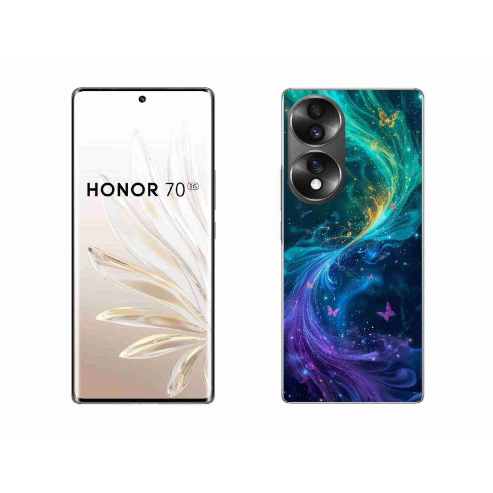 Gelový kryt mmCase na Honor 70 - abstraktní motiv 31