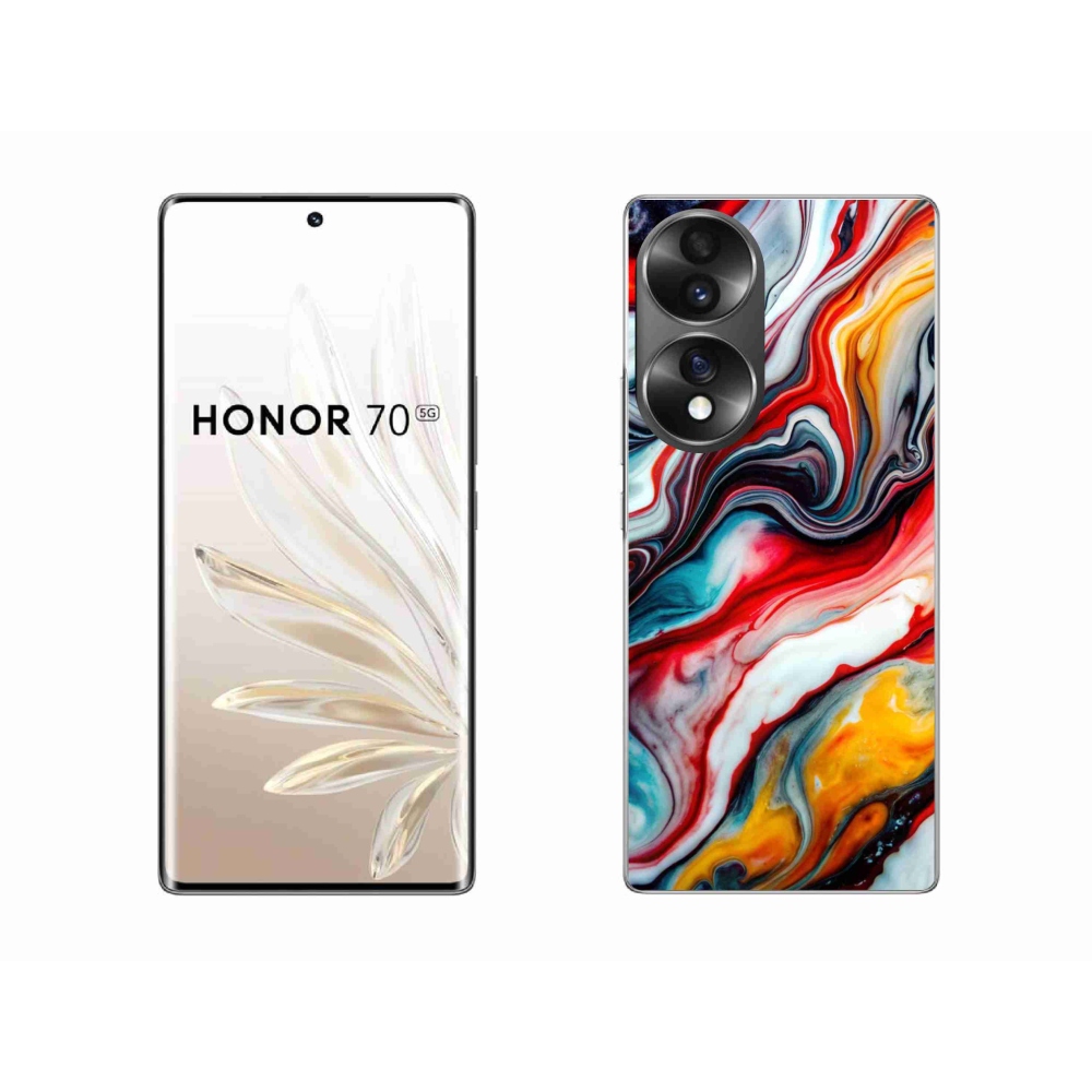 Gelový kryt mmCase na Honor 70 - abstraktní motiv 35