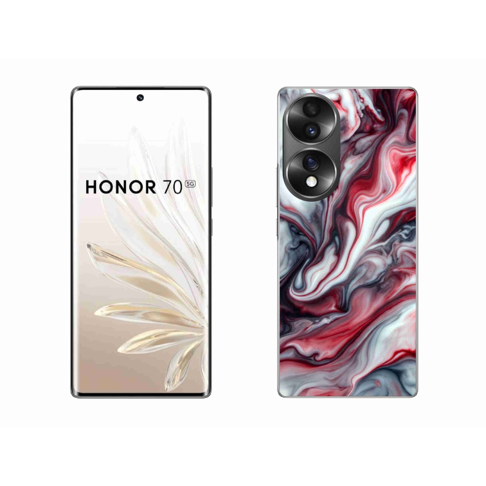 Gelový kryt mmCase na Honor 70 - abstraktní motiv 37